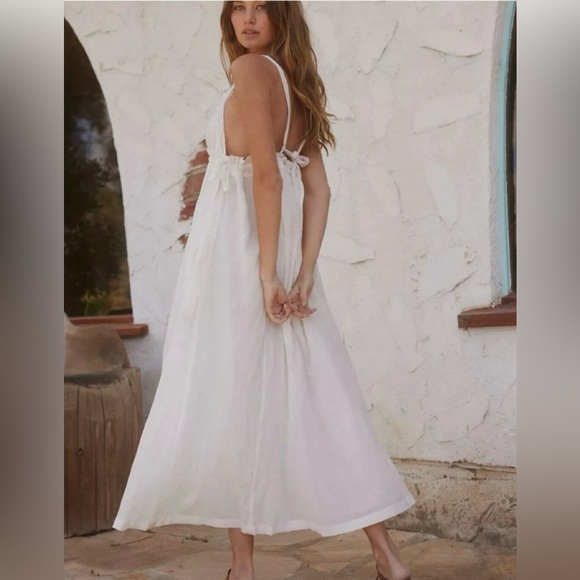 ✨NWT FREE PEOPLE C’EST BON MIDI DRESS SIZE M - Picture 2 of 3